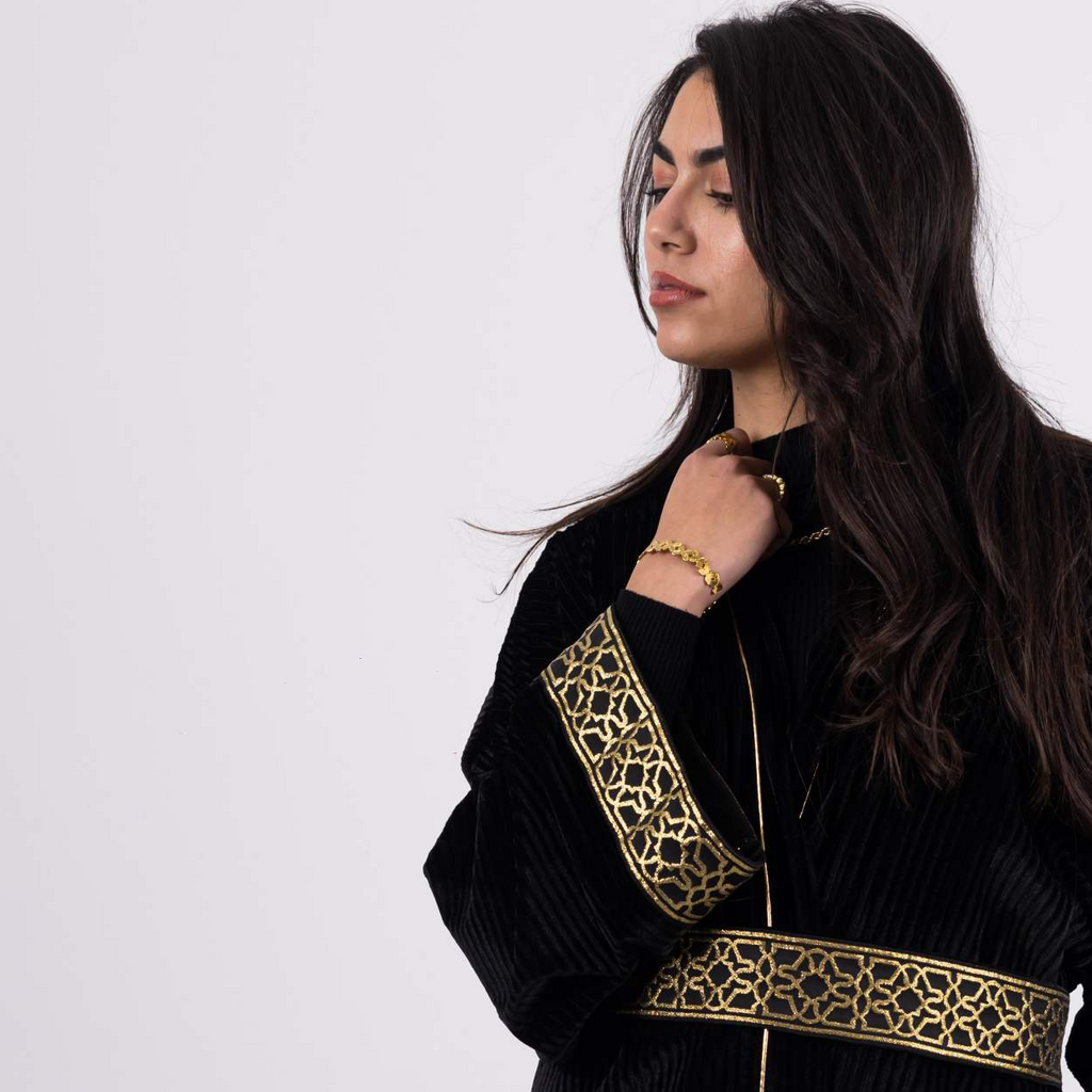 Layali Geometric Kaftan