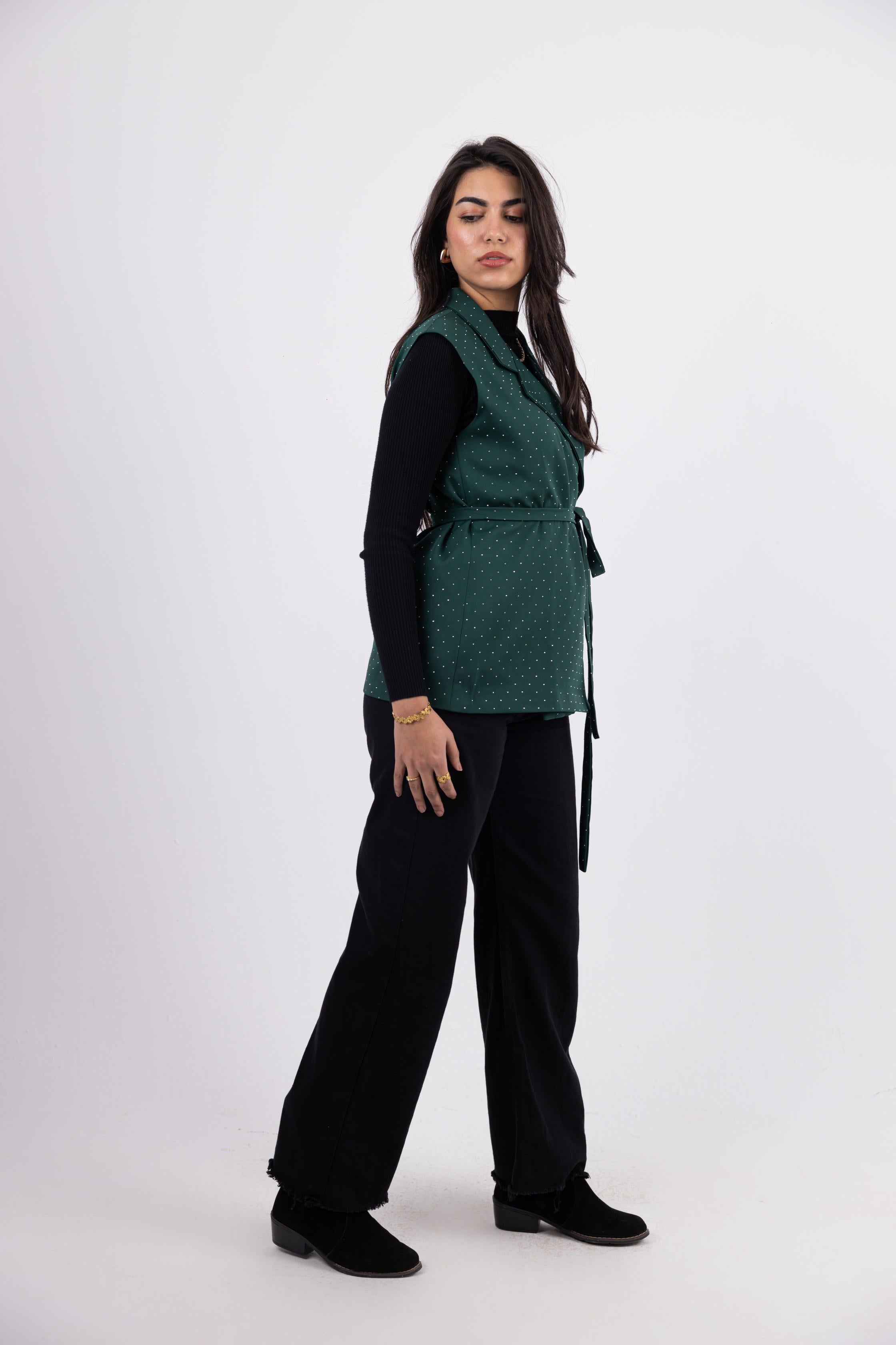 Artisan Embroidered Vest – Multicolor