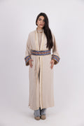 TALIA Embroidered Linen Kimono