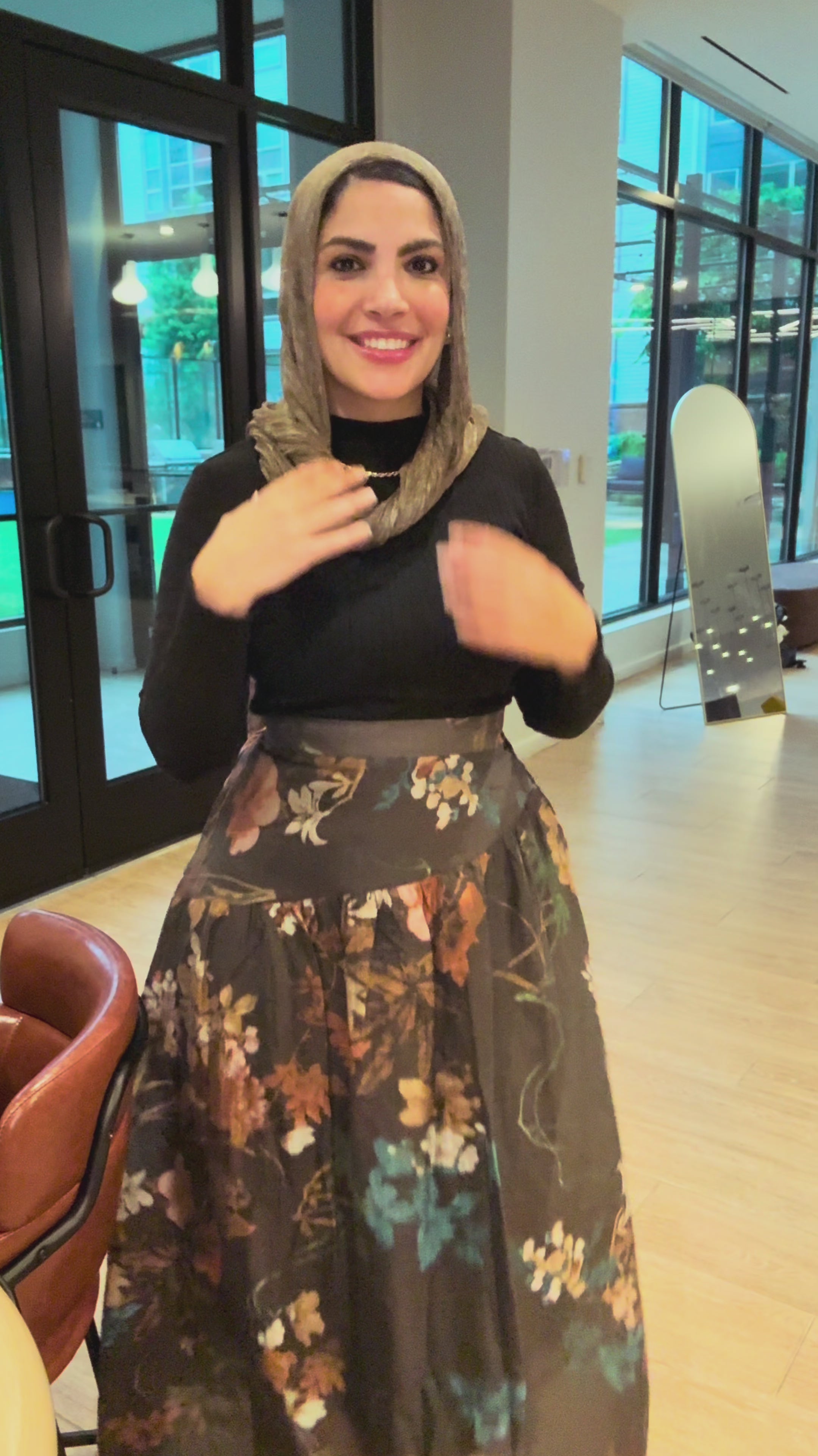 Midnight Blossom Skirt